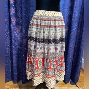 Sag Harbor Multicolor Maxi Skirt